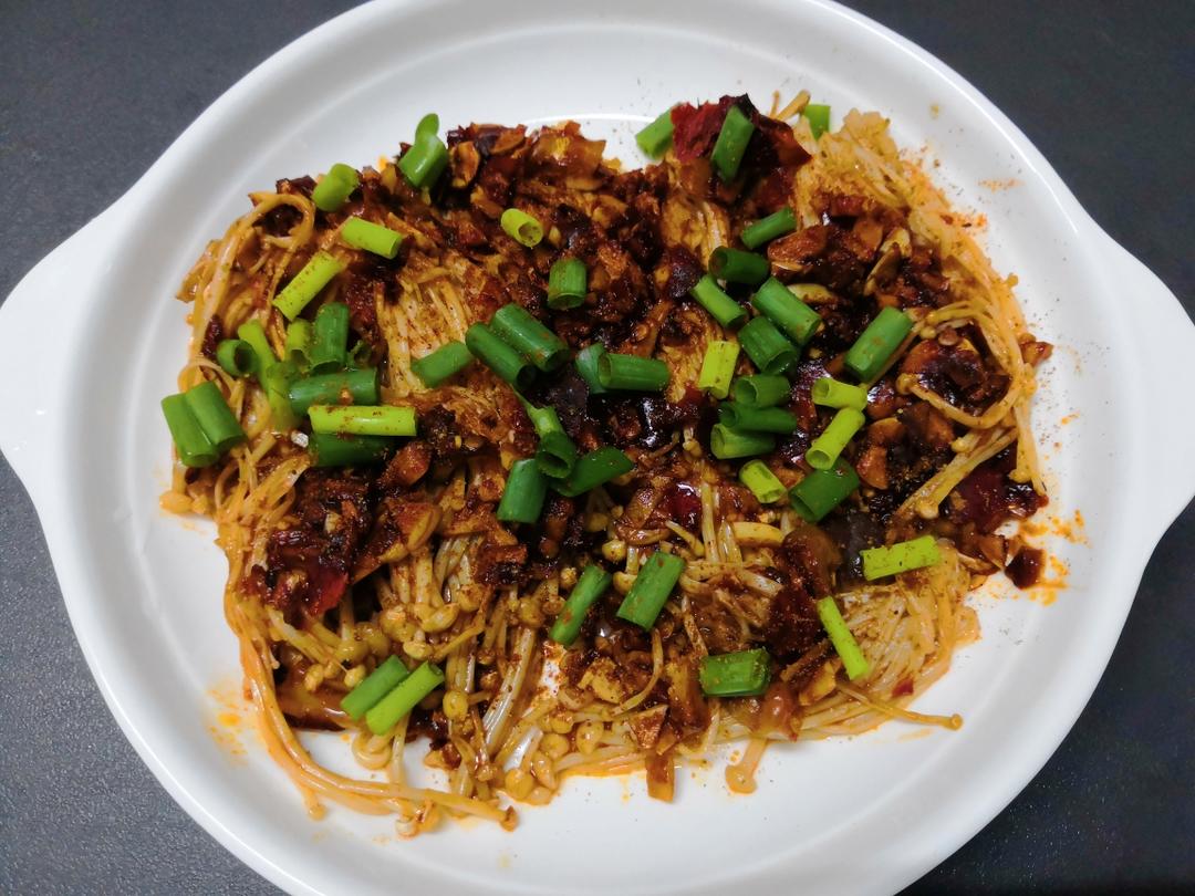 烤蒜蓉金针菇的做法