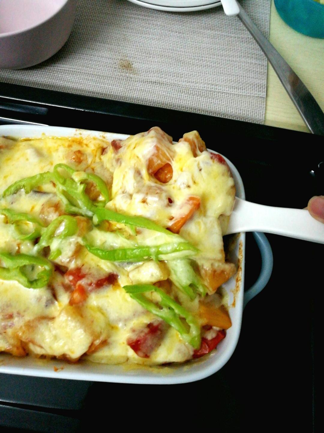 番茄鸡肉浓情焗饭【两人份】