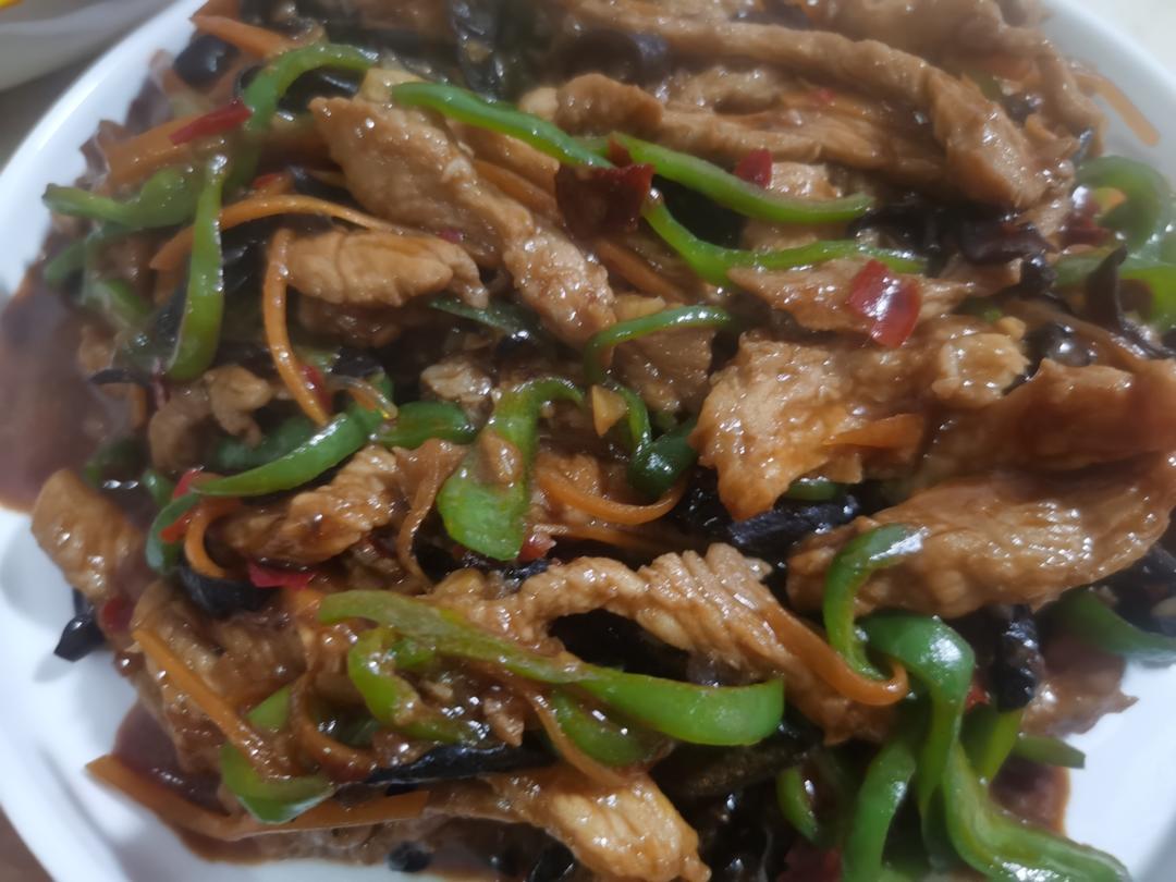 鱼香香香香肉丝的做法