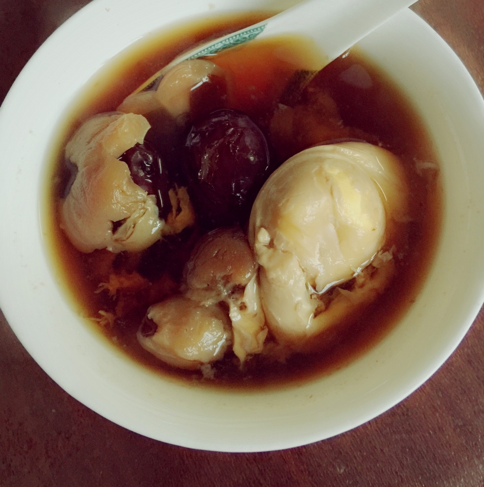 桂圆红枣鸡蛋糖水