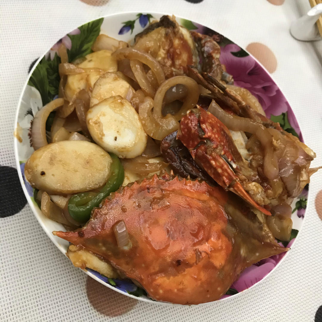 海蟹炒年糕