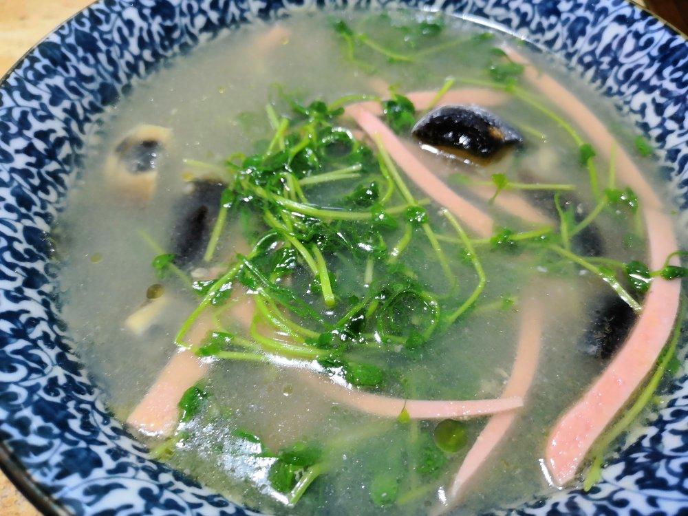 简单豆苗汤