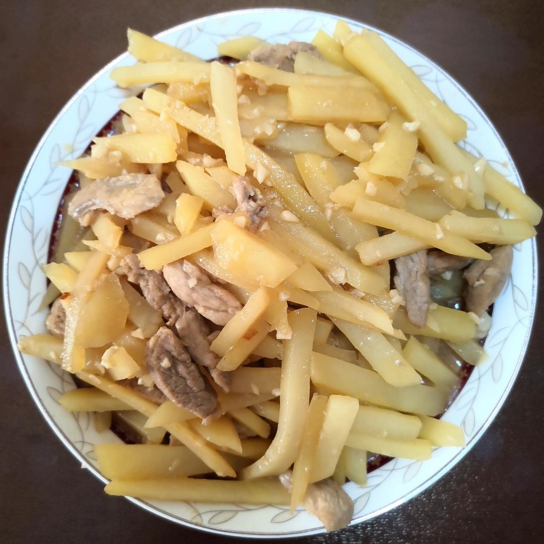 土豆炒肉丝
