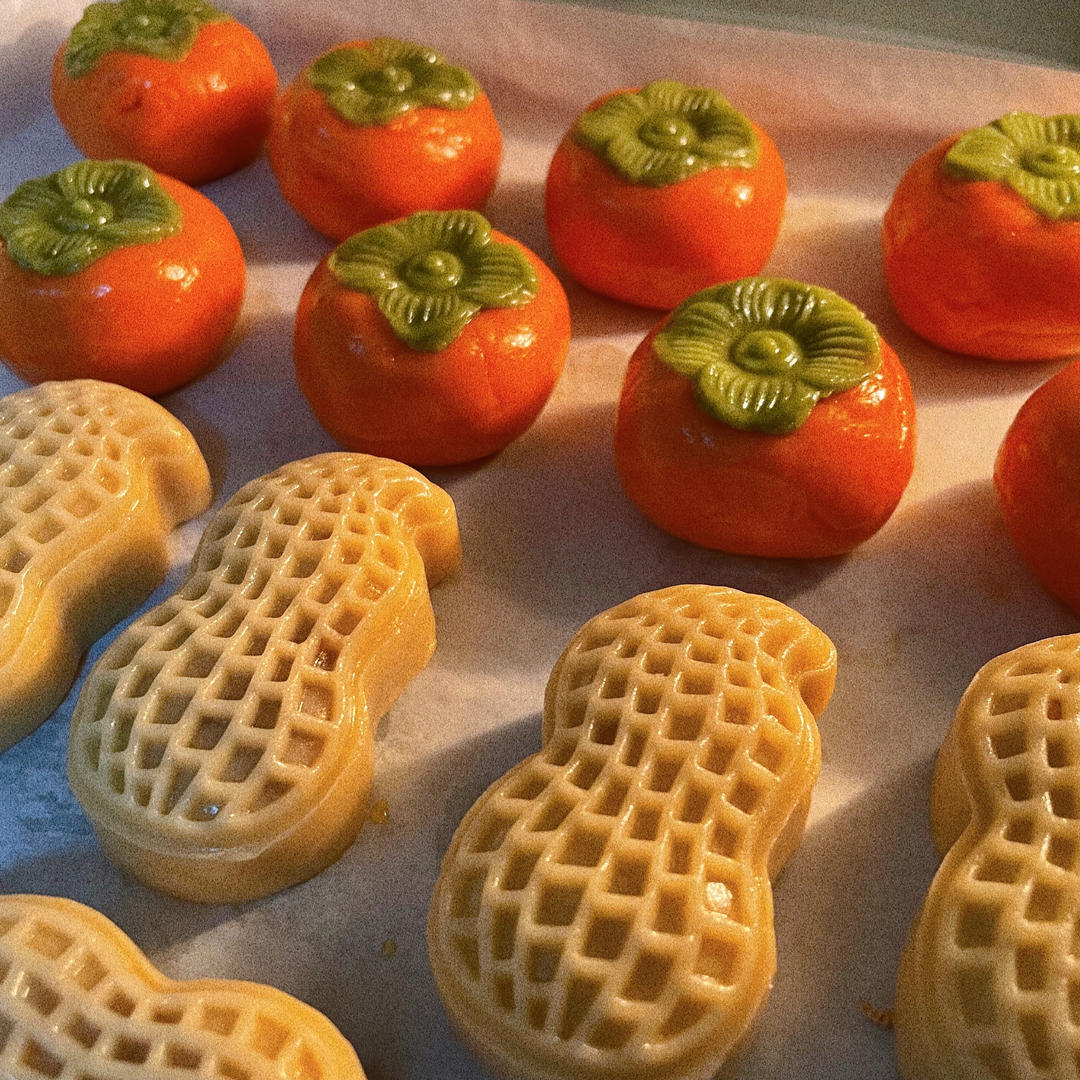 好事（柿）发（花）生🥜—广式伯爵红茶花生月饼