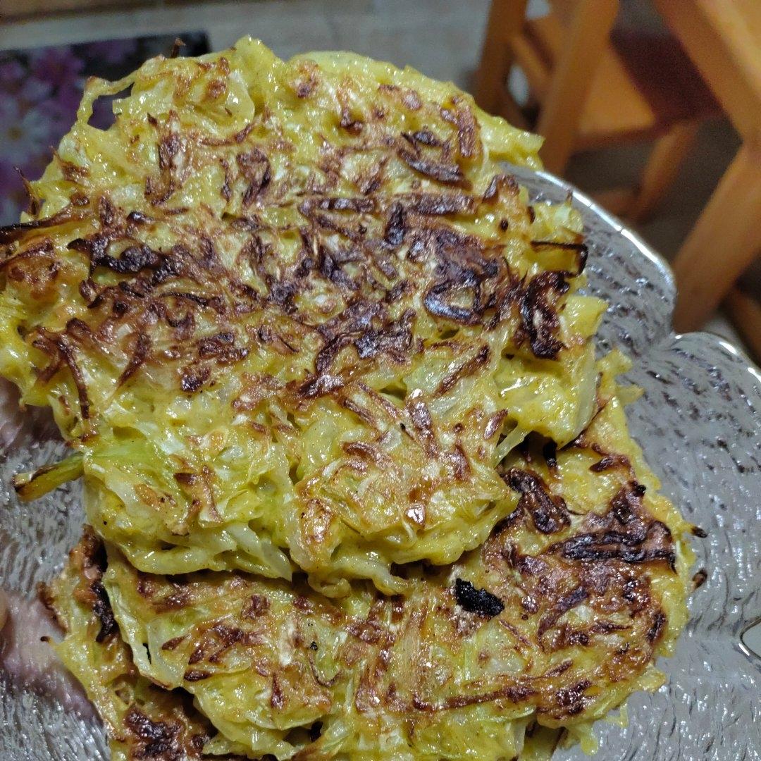 黄磊老师同款低卡营养包菜鸡蛋饼