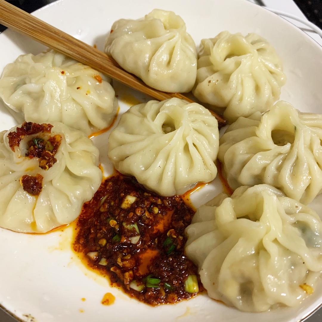 饺子皮版生煎包