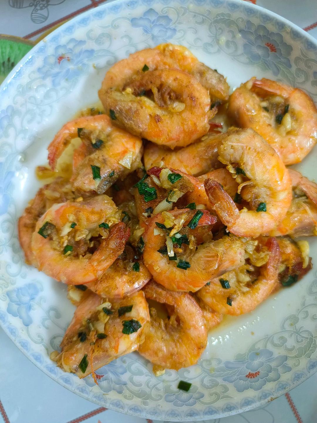 孜然椒盐虾（附椒盐制作方法）