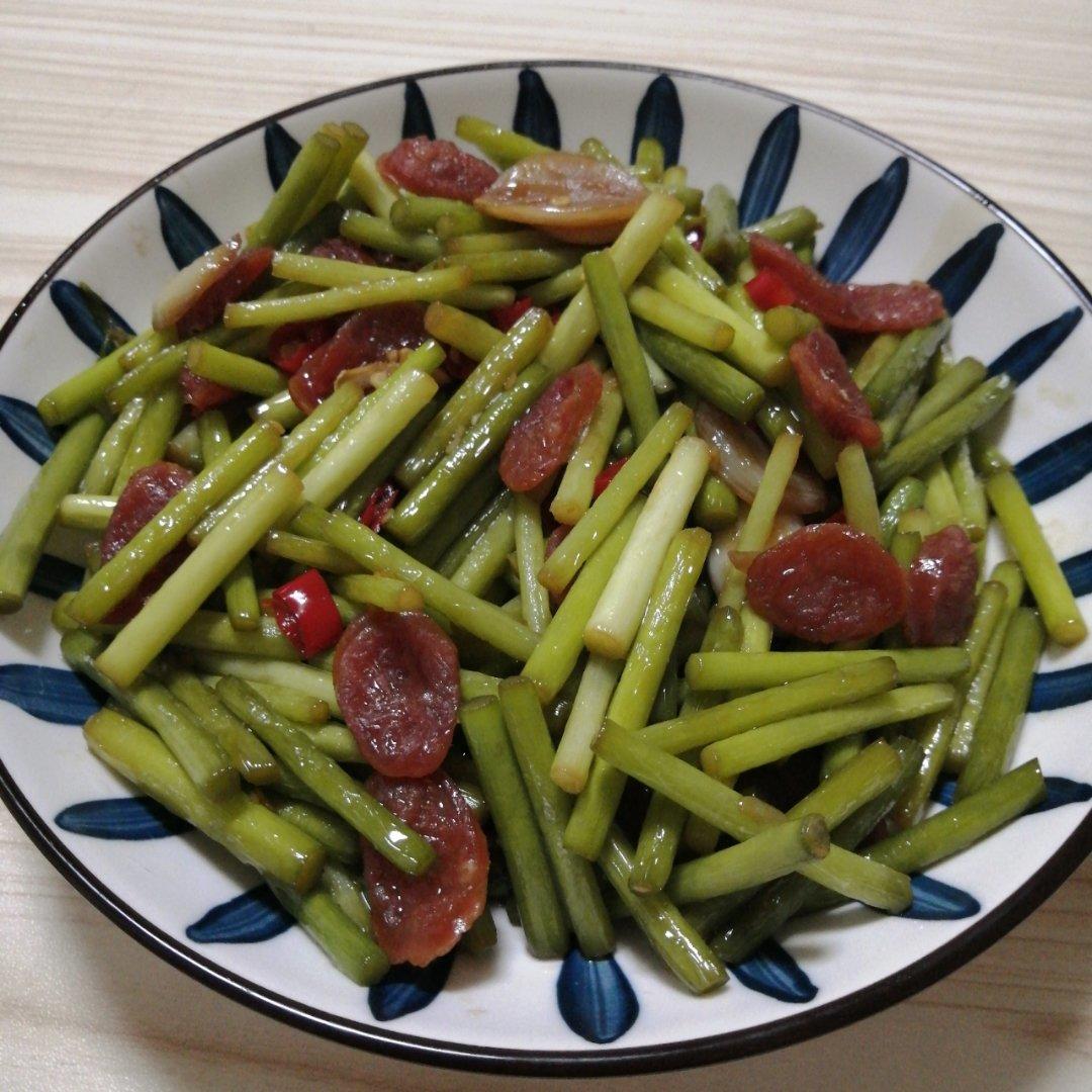 蒜薹炒腊肠