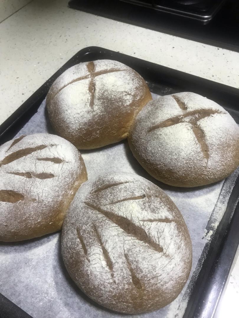 椰子油全麦欧包