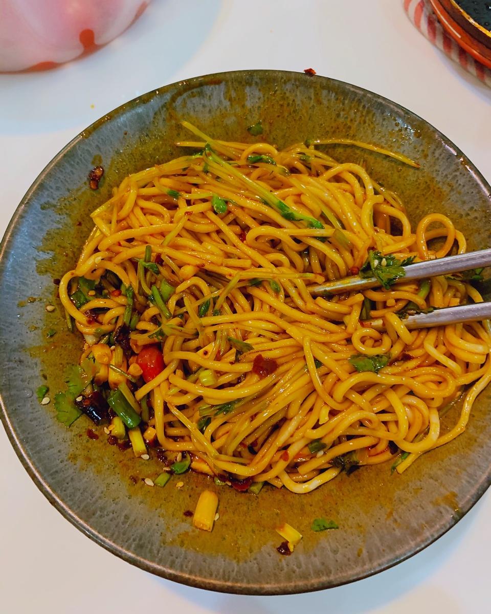 巨好吃㊙️酸辣凉拌面❗️十分钟搞定，简单快手❗️