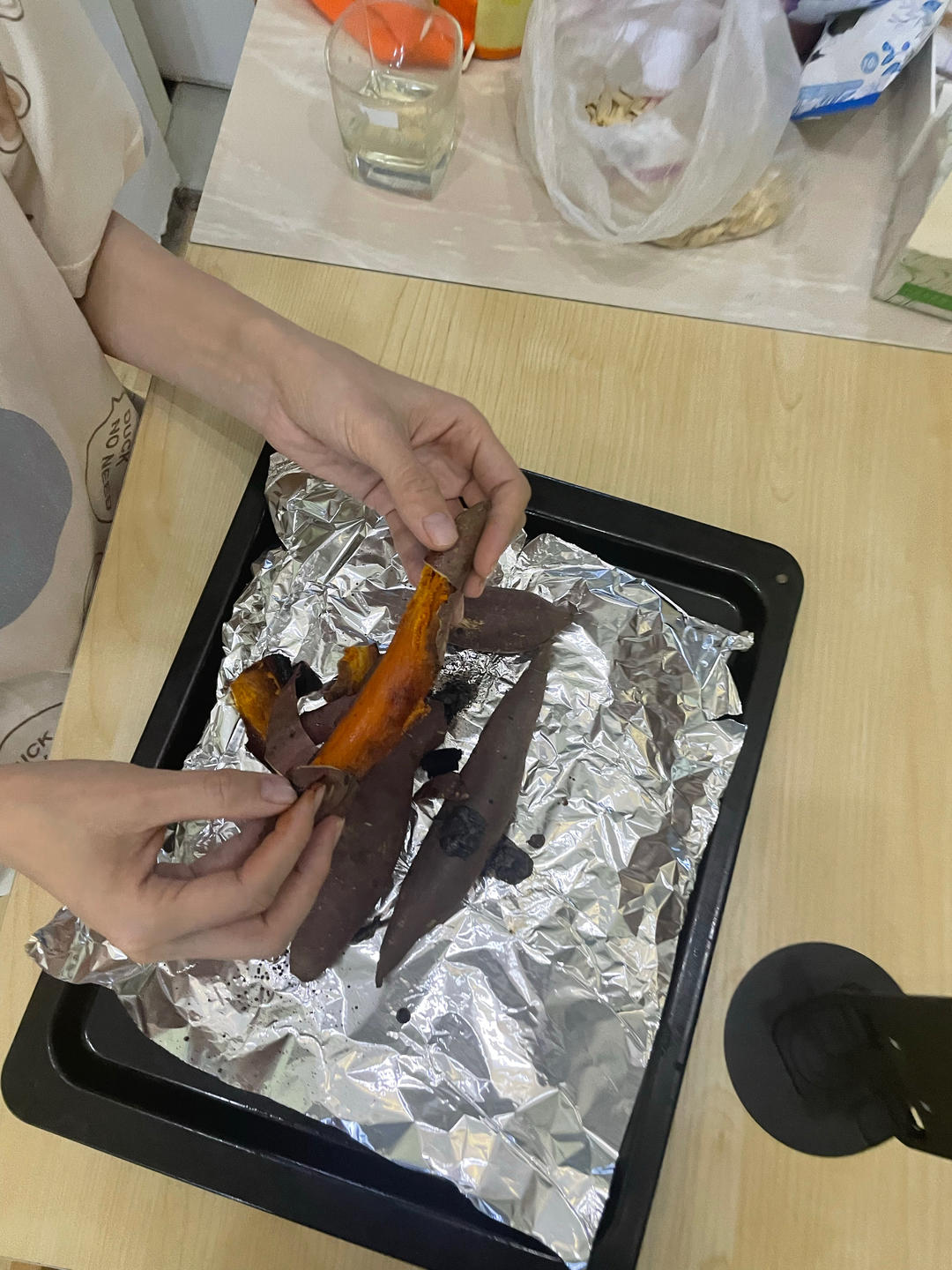 【糯唧唧的烤红薯】糖油四溢皮肉分离外糯里嫩吸溜着吃！