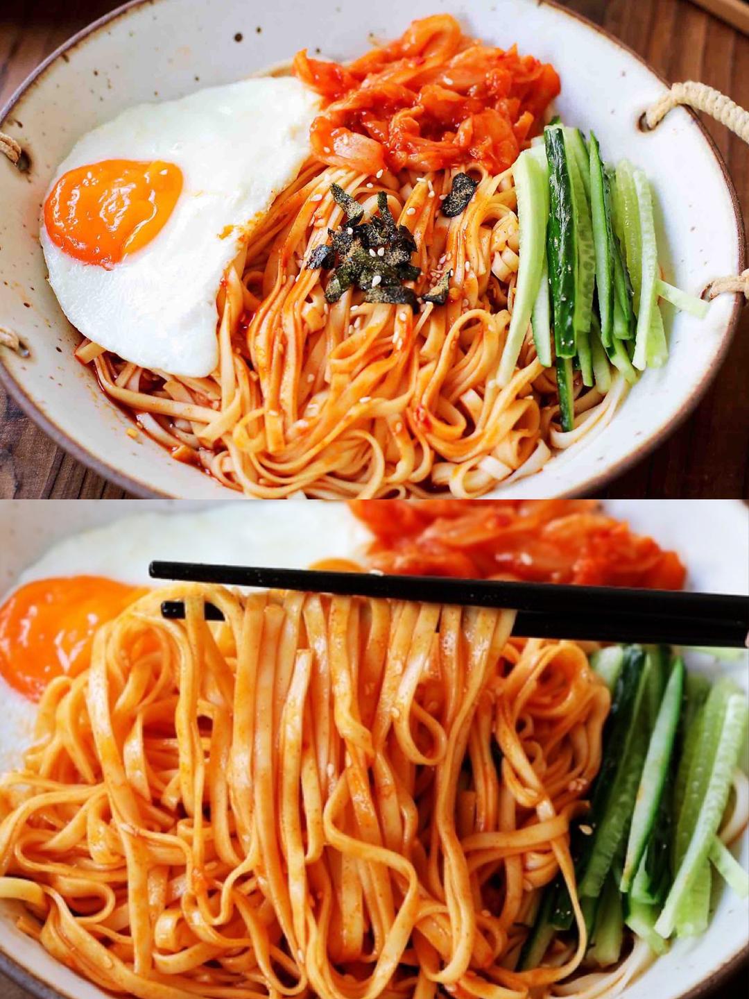 【韩式拌面的做法步骤图,韩式拌面怎么做好吃】茹絮的美食生活_下厨房