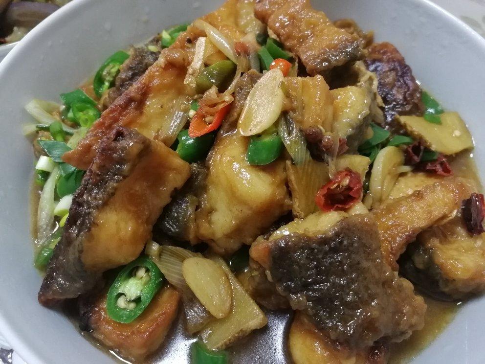 红烧鱼块