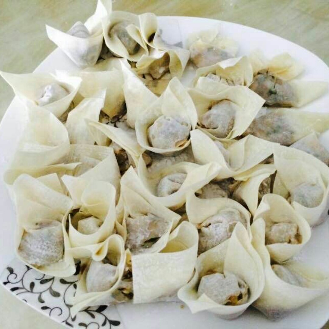 元宝馄饨的包法