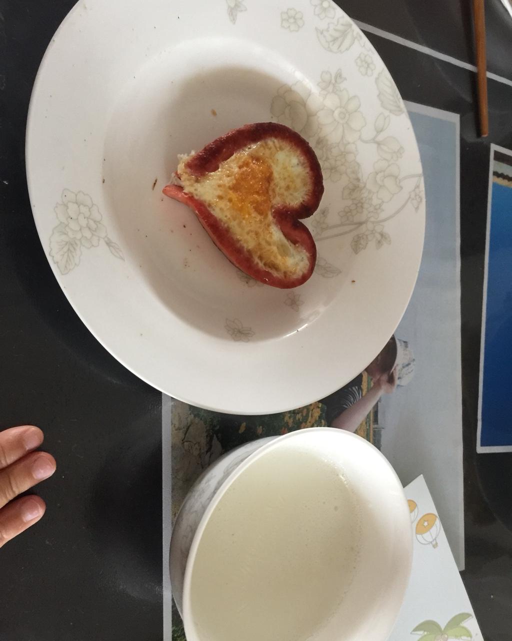 爱心早餐。