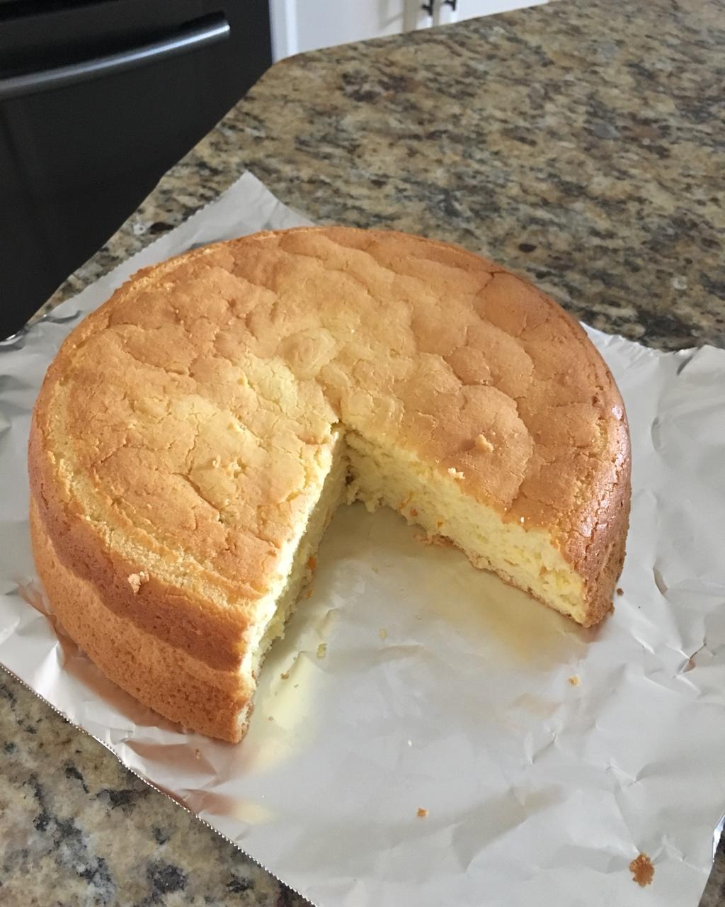 软嫩Q弹，橙香十足——香橙戚风