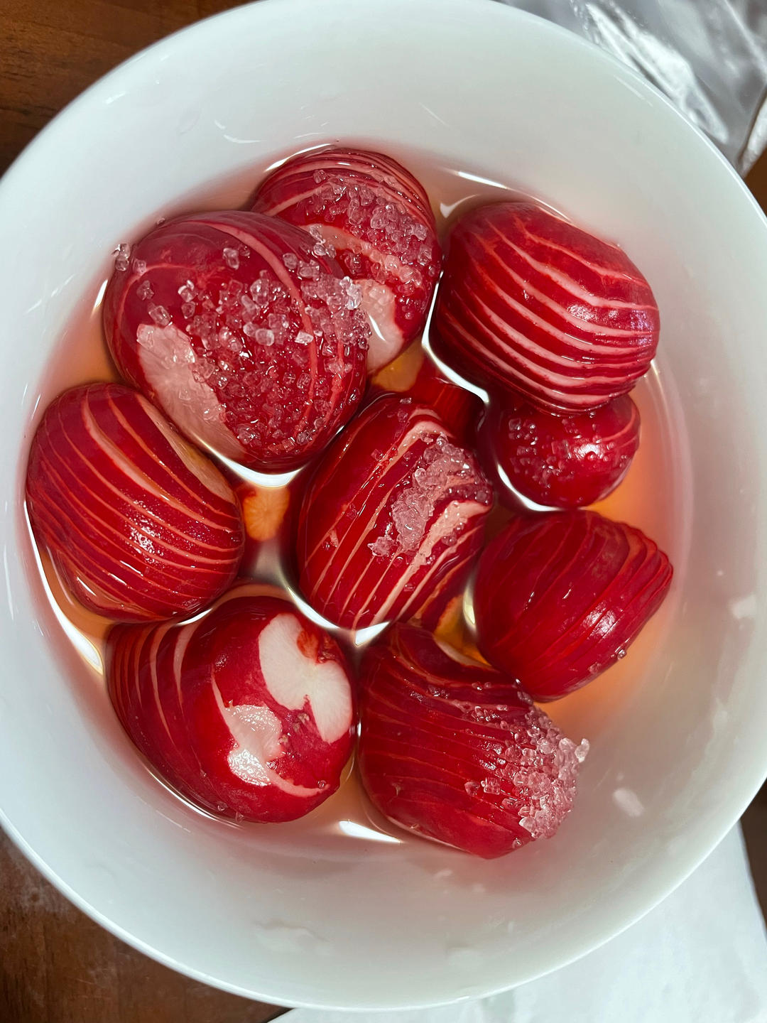 年夜饭头道菜～鸿运当头（樱桃小萝卜）