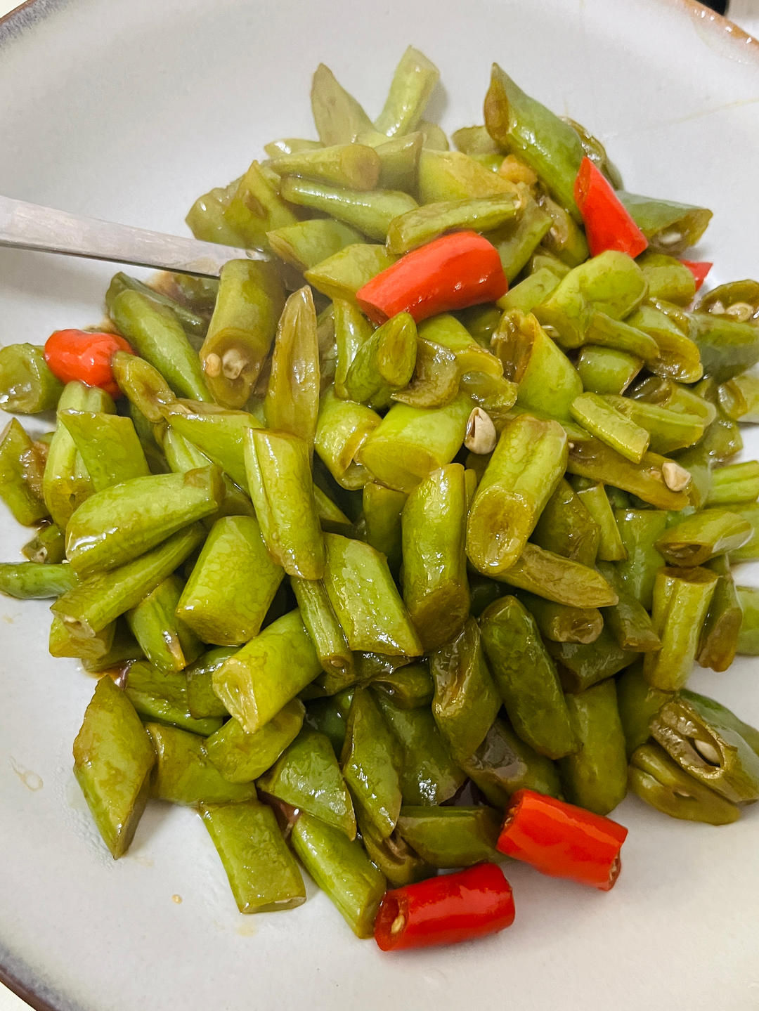 超级下饭的家常菜～清炒四季豆