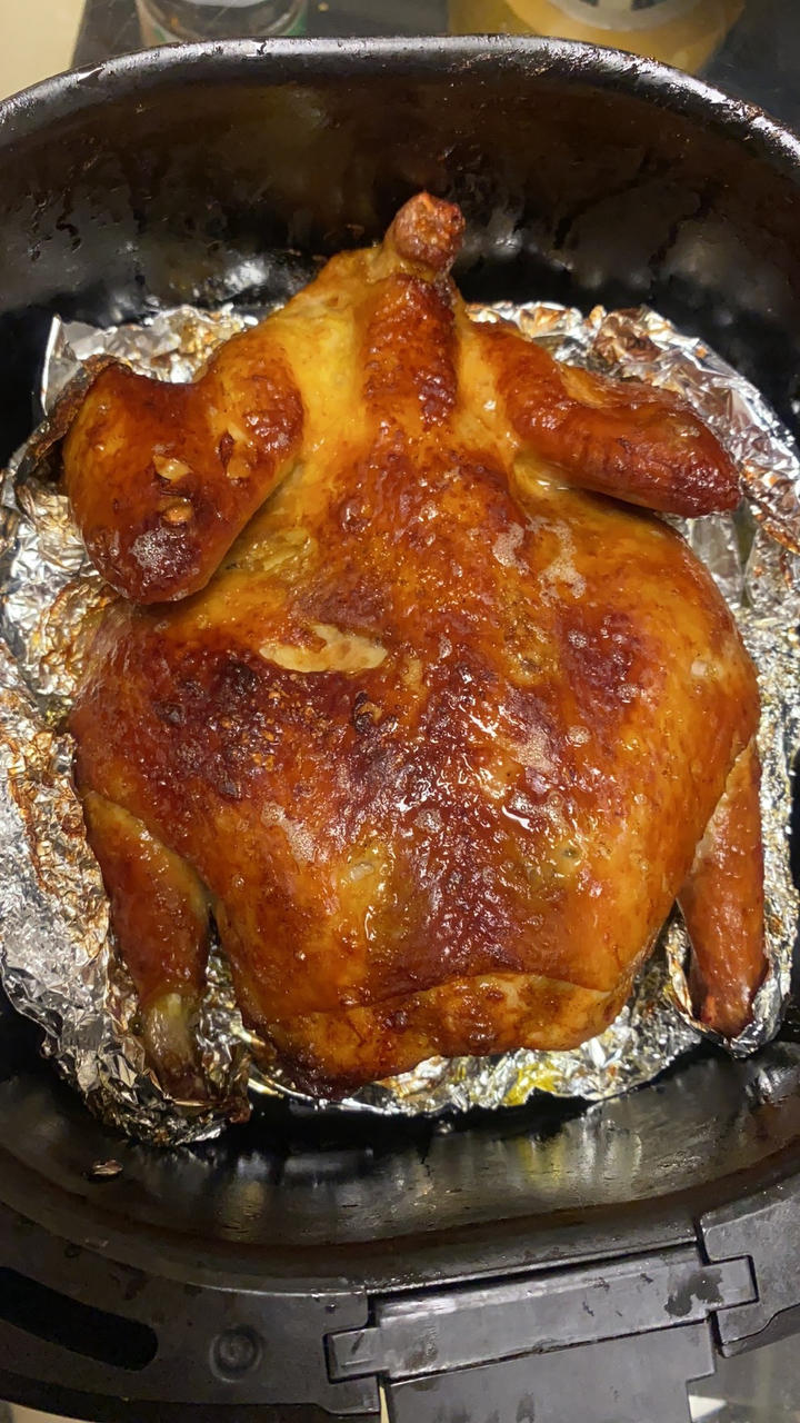 烤鸡「空气炸锅」