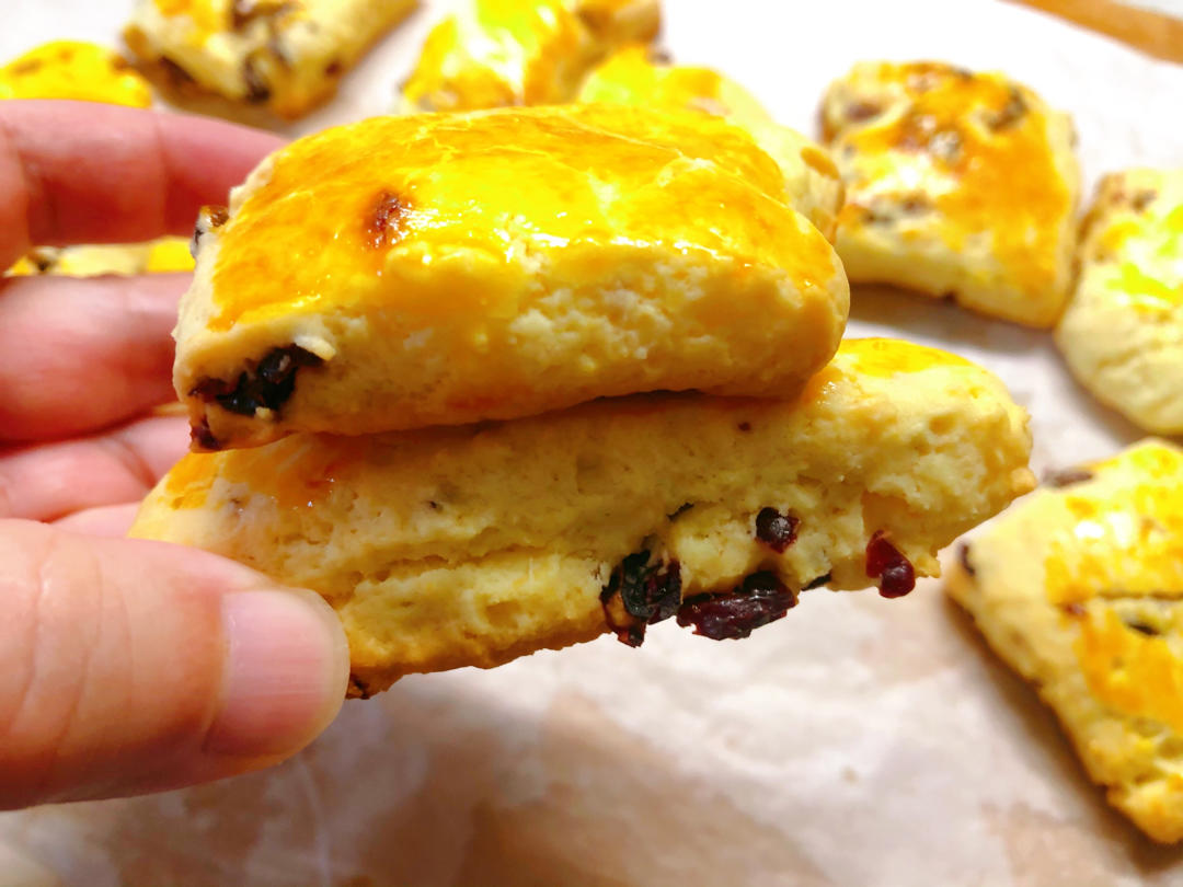 蔓越莓司康太好吃了！