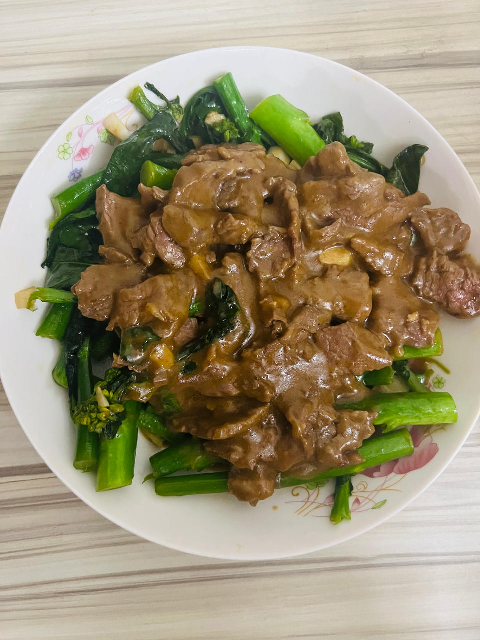 潮汕妈妈们拿手家常菜之芥蓝炒牛肉