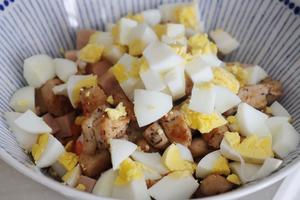 虾仁土豆鸡蛋沙拉🍤懒人低脂餐的做法 步骤7