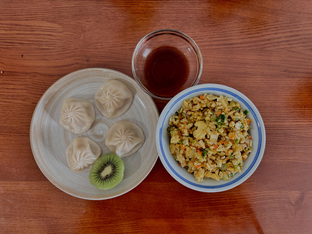 新世界的大门：鸭肉咸蛋黄芥末粒炒饭