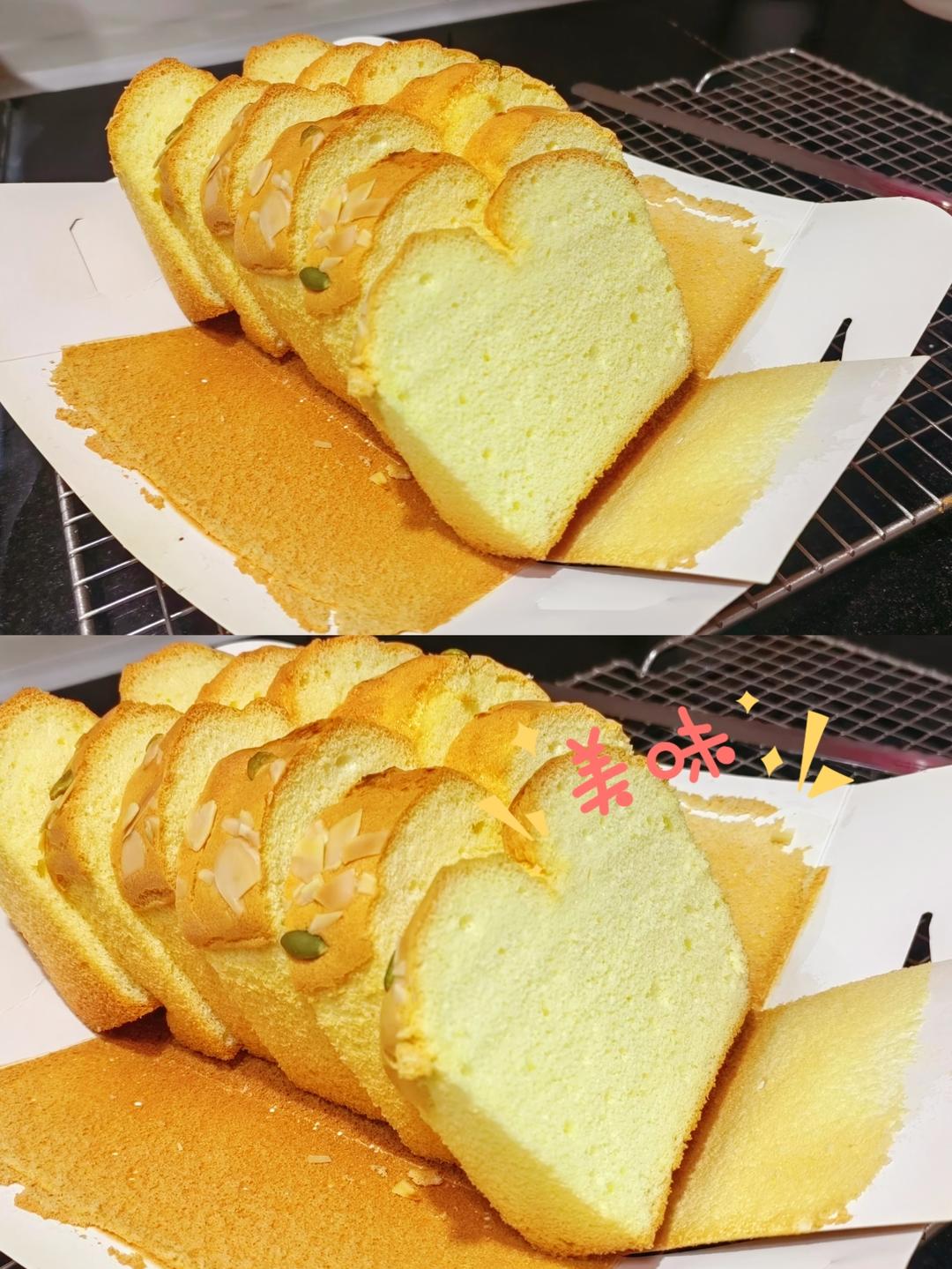 两种口味金枕蛋糕 | 不塌陷 无泡打粉