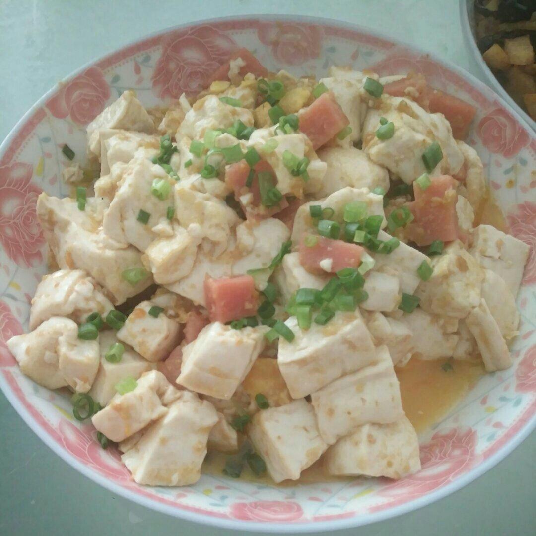 老丁的私房菜-蟹黄豆腐