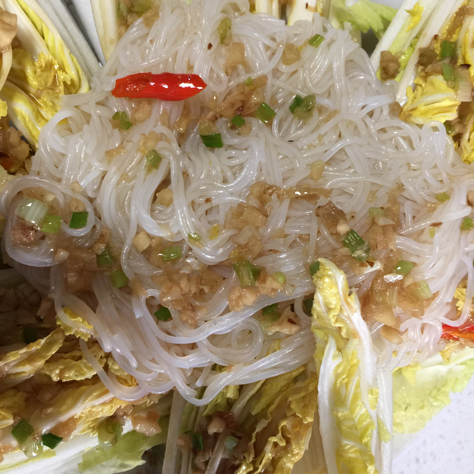 蒜蓉粉丝蒸娃娃菜
