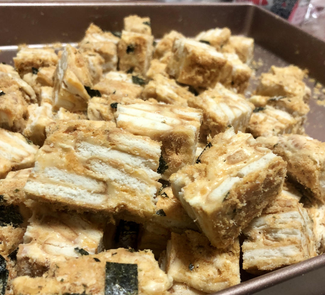 🔥咸蛋黄肉松雪花酥