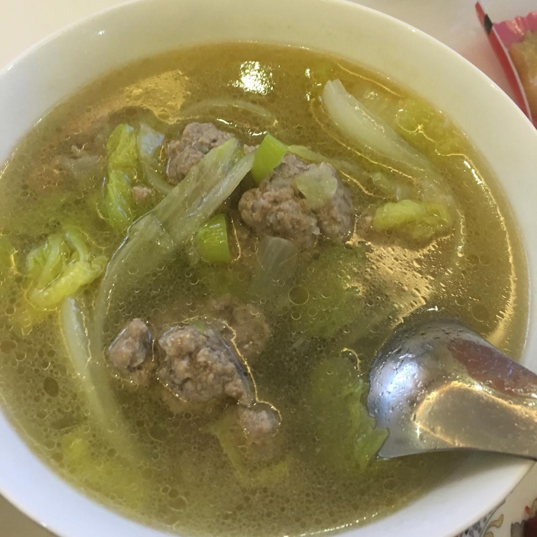 牛肉丸汤的做法