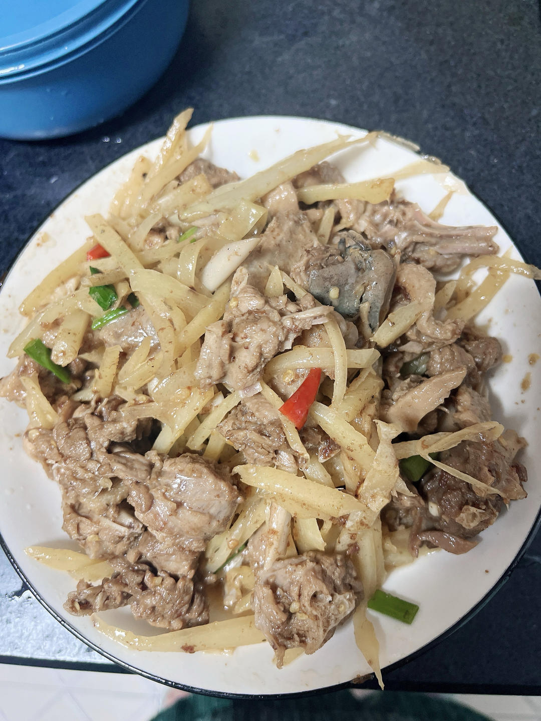 姜爆鸭子（子姜炒鸭子）