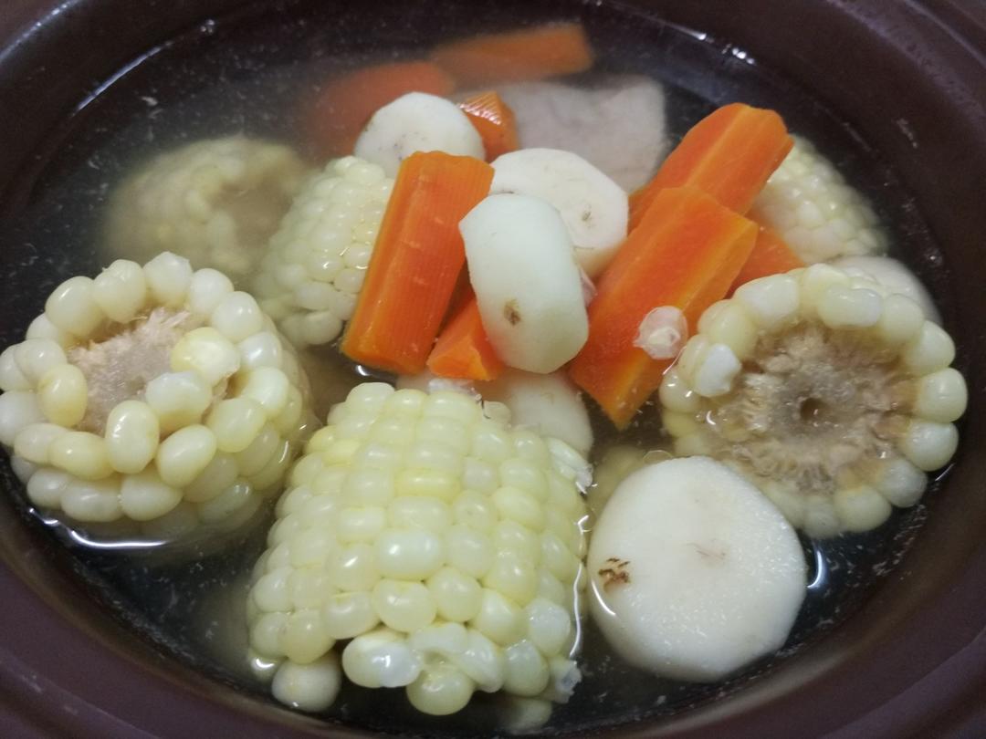 玉米马蹄排骨汤