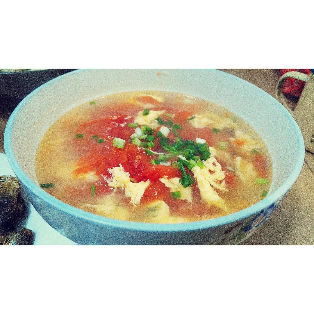 好喝到爆的西红柿鸡蛋汤