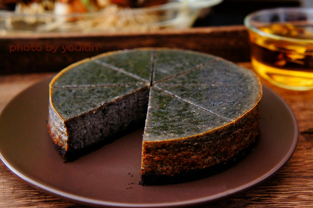 黑芝麻奶酪蛋糕的做法