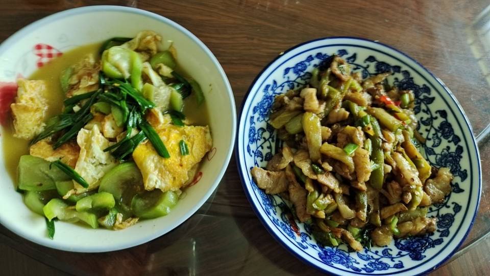 很下饭的油淋青茄子肉末