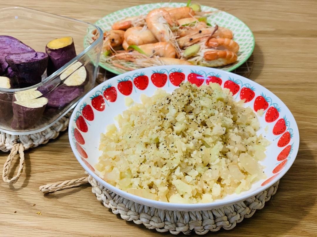 减脂低卡菜花饭