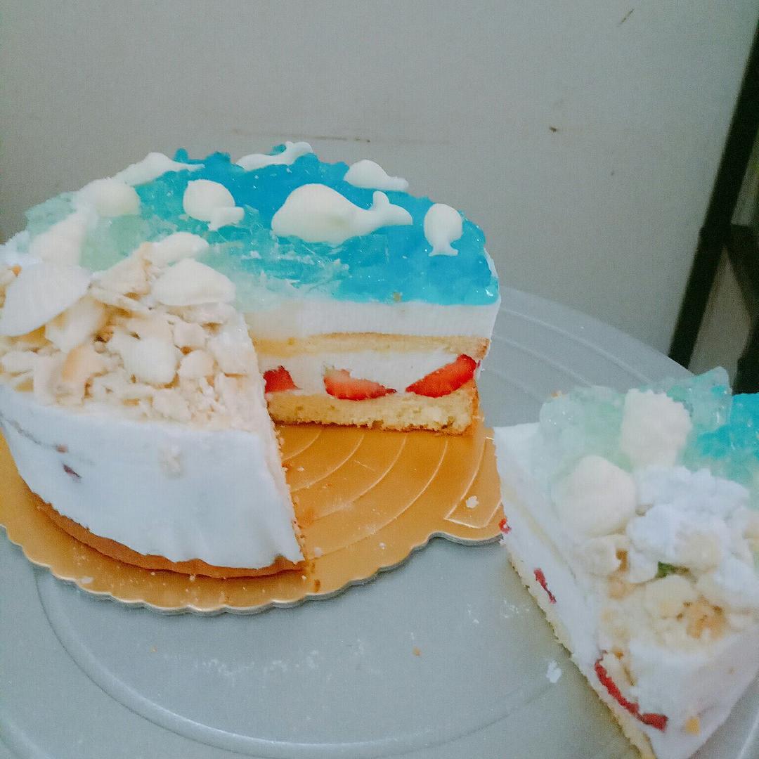 海洋酸奶慕斯蛋糕