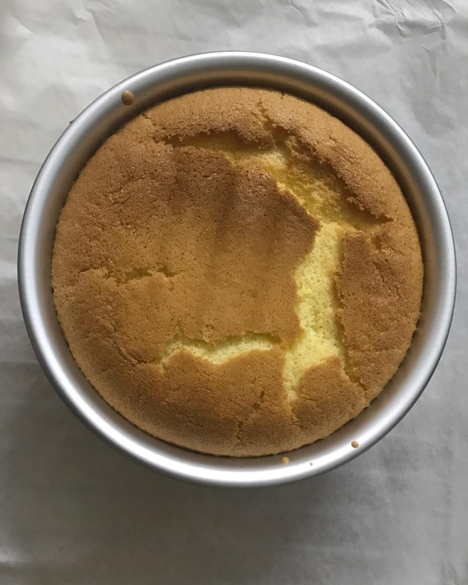 6寸戚风蛋糕零失败版