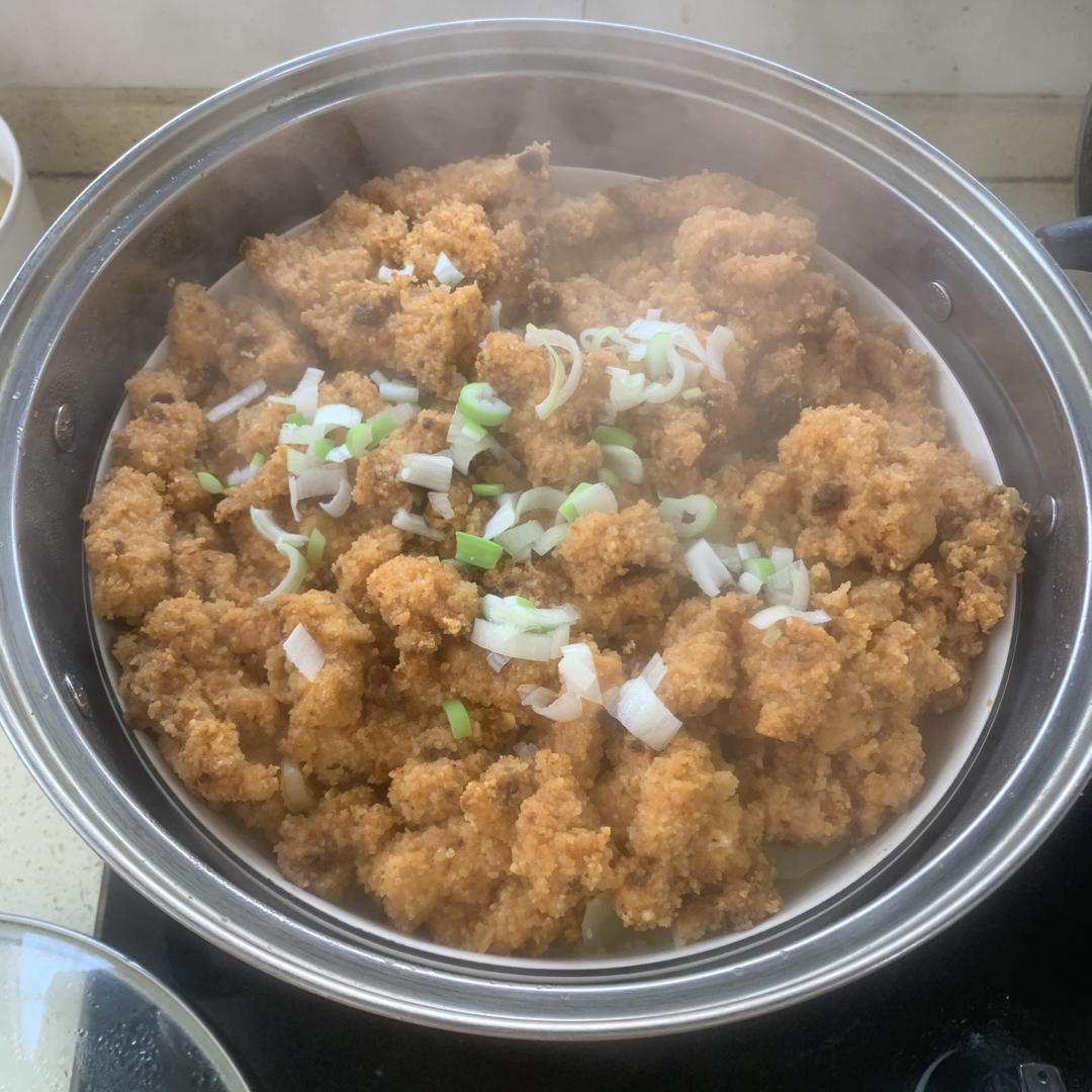 鸡胸肉做粉蒸肉也一样好吃，你一定没吃过