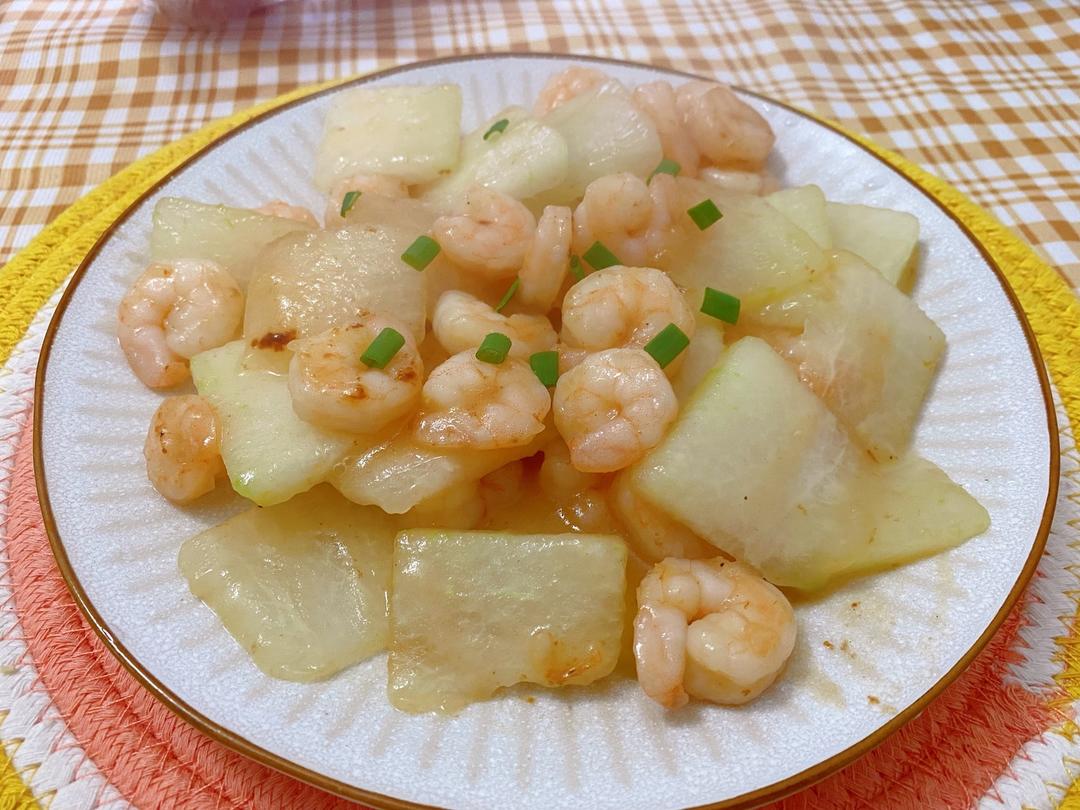 虾仁炒冬瓜