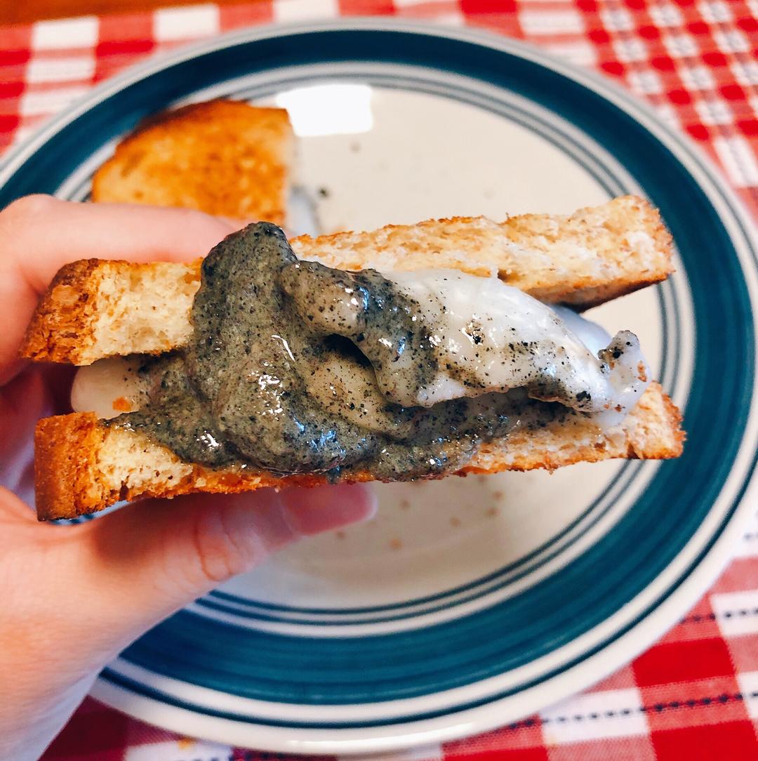 烤汤圆吐司的做法