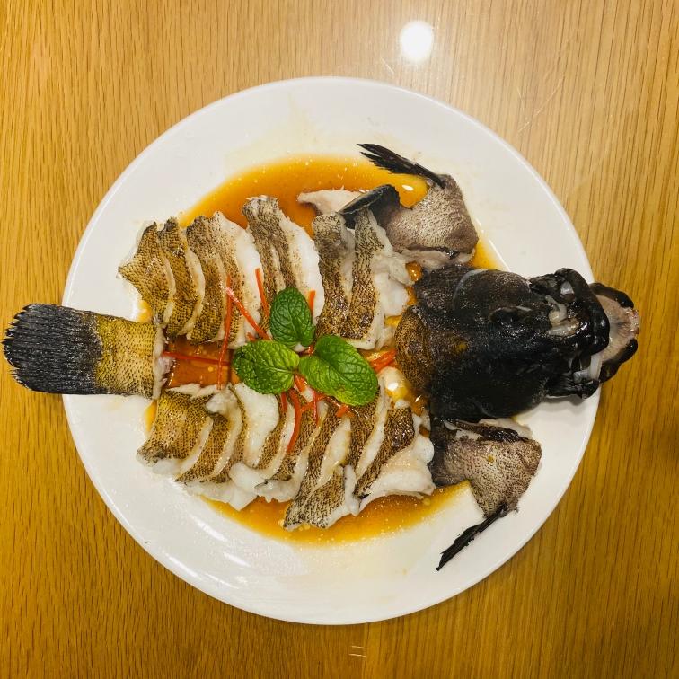 清蒸蓝星斑的做法