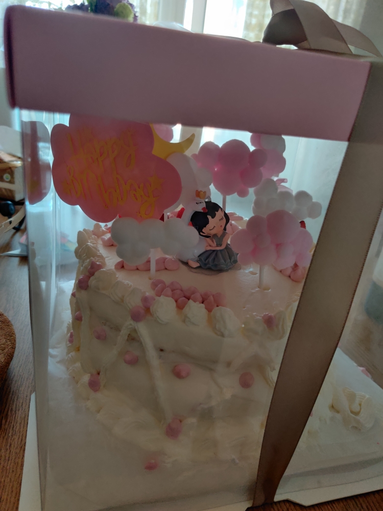 生日蛋糕—6岁女宝的8寸birthday cake的做法 步骤19