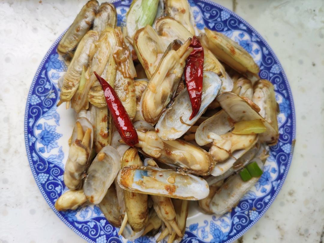 爆炒蛏子