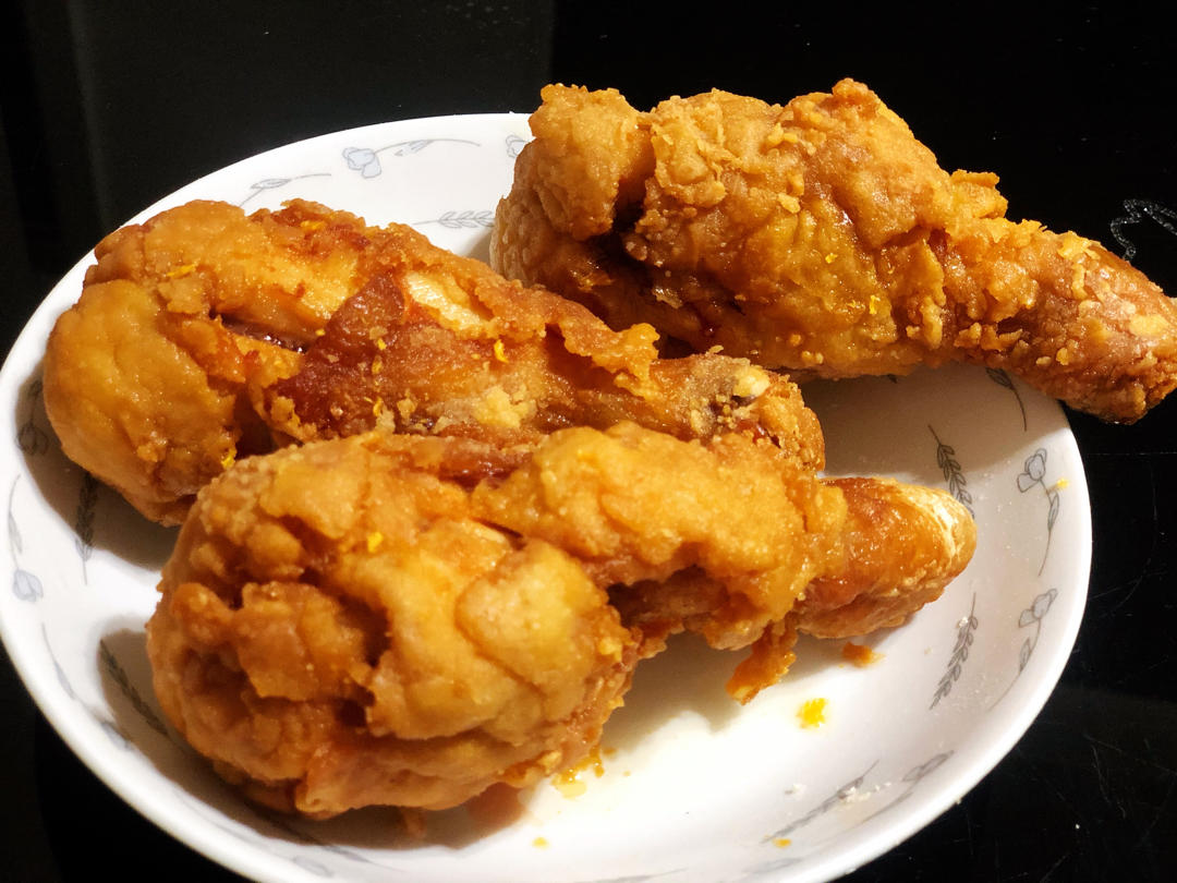 不用炸鸡粉也可以炸出酥脆炸鸡腿