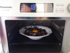 鲜香菇鸡蛋蒸酱油肉（松下NU-JK100W蒸烤一体机菜谱）的做法 步骤9