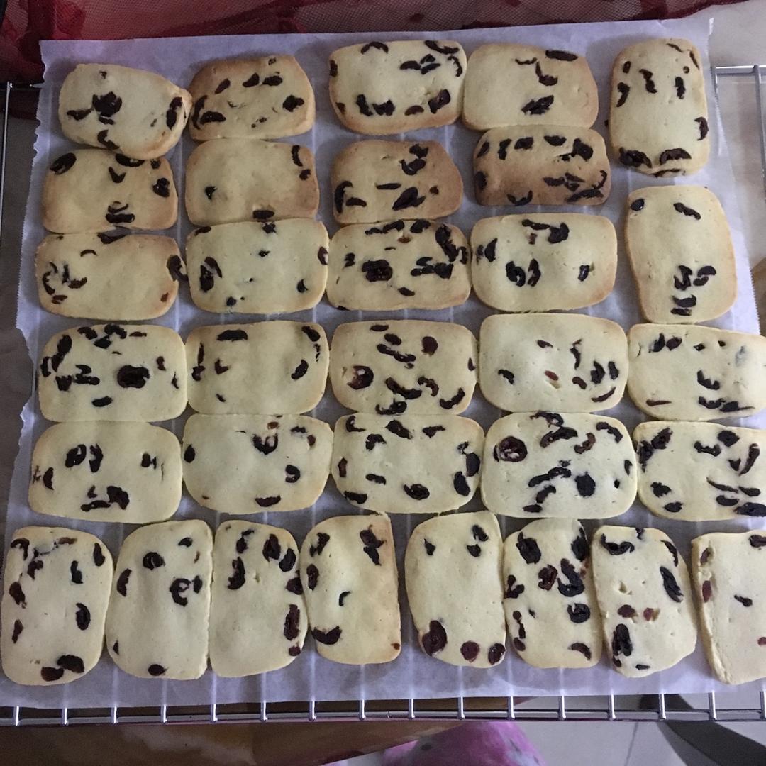 低糖少油版蔓越莓饼干