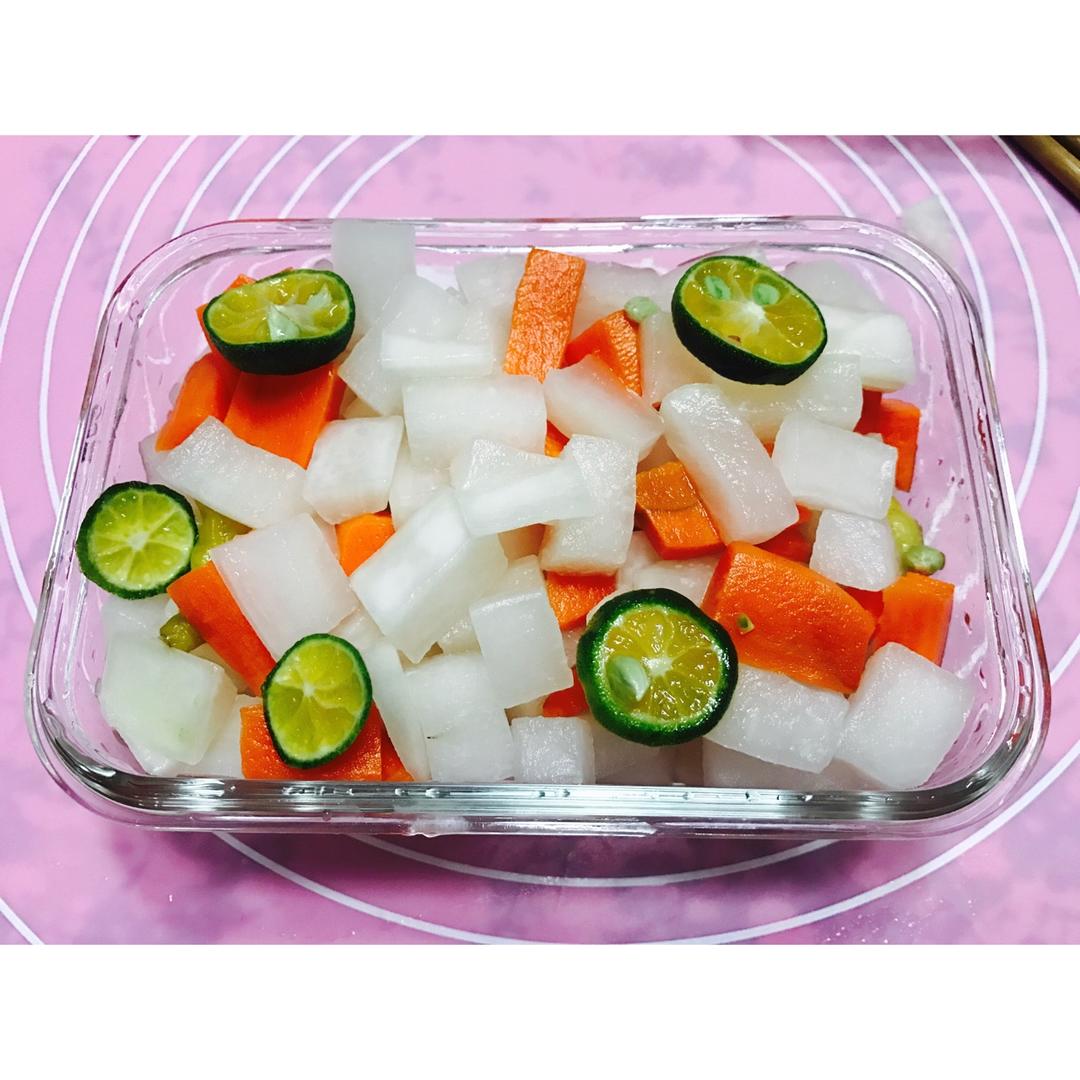 脆爽萝卜丁（开胃小菜）